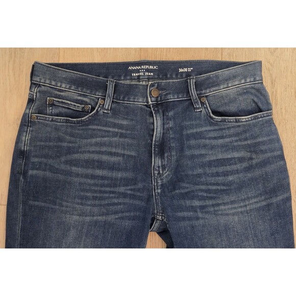 Banana Republic Travel Jean 36x30 Slim Fit Medium Wash Stretch Men’s 2022 - Picture 3 of 10